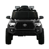 Kids Electric Ride On Car Toyota Tacoma Off Road Jeep Toy Cars Remote 12V Black - Side View