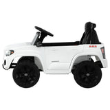 Kids Electric Ride On Car Toyota Tacoma Off Road Jeep Toy Cars Remote 12V Whte - Top-Down View