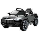 Rigo Kids Electric Ride On Car Toys Cars Horn Music Remote Control 12V Black - Extra Image