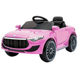 Rigo Kids Electric Ride On Car Toys Cars Headlight Music Remote Control 12V Pink - Extra Image