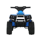 Rigo Kids Ride On ATV Quad Motorbike Car 4 Wheeler Electric Toys Battery Blue - Side View