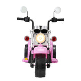 Rigo Electric Kids Motorbike Ride-On Toy with Music and Horn - 6V Pink - Side View