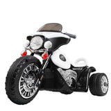 Rigo Kids Electric Ride On Patrol Police Car Harley-Inspired 6V Black - Extra Image