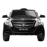 Rigo Kids Electric Ride On Car SUV Mercedes-Benz-Inspired ML450 Remote 12V Black - Side View