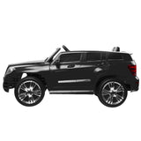 Rigo Kids Electric Ride On Car SUV Mercedes-Benz-Inspired ML450 Remote 12V Black - Top-Down View