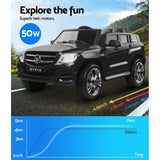 Rigo Kids Electric Ride On Car SUV Mercedes-Benz-Inspired ML450 Remote 12V Black - Extra Image