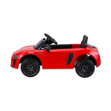 Ride On Car Licensed Audi R8 12V Electric Car for Kids Battery Red