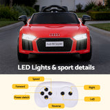 Ride On Car Licensed Audi R8 12V Electric Car for Kids Battery Red