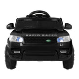 Rigo Kids Electric Ride On Car SUV Range Rover-inspired Cars Remote 12V Black - Side View