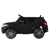Rigo Kids Electric Ride On Car SUV Range Rover-inspired Cars Remote 12V Black - Top-Down View