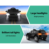 Rigo Kids Electric Ride On Car SUV Range Rover-inspired Cars Remote 12V Black - 45-Degree Angle