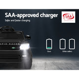 Rigo Kids Electric Ride On Car SUV Range Rover-inspired Cars Remote 12V Black - Extra Image
