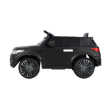Rigo Ride On Car Kids Electric Ride On Cars SUV Remote 12V Black - Side View