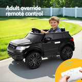 Rigo Ride On Car Kids Electric Ride On Cars SUV Remote 12V Black - Rear View