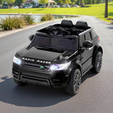 Rigo Ride On Car Kids Electric Ride On Cars SUV Remote 12V Black - Low Angle