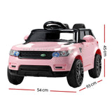 Rigo Kids Electric Ride On Car SUV Range Rover-inspired Cars Remote 12V Pink - Front View