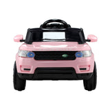 Rigo Kids Electric Ride On Car SUV Range Rover-inspired Cars Remote 12V Pink - Side View