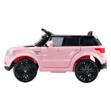 Rigo Kids Electric Ride On Car SUV Range Rover-inspired Cars Remote 12V Pink - Top-Down View