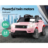 Rigo Kids Electric Ride On Car SUV Range Rover-inspired Cars Remote 12V Pink - Extra Image