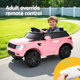 Rigo Ride On Car Kids Electric Ride On Cars SUV Remote 12V Pink - Rear View