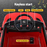 Rigo Kids Electric Ride On Car SUV Range Rover-inspired Cars Remote 12V Red - 45-Degree Angle