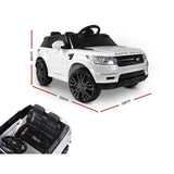 Rigo Kids Electric Ride On Car SUV Range Rover-inspired Cars Remote 12V White - Front View