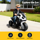 Kids Ride On Car Electric Ride On Cars Motorcycle Motorbike BMW Licensed S1000RR Black