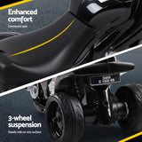 Kids Ride On Car Electric Ride On Cars Motorcycle Motorbike BMW Licensed S1000RR Black - Rear View