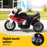 Kids Electric Ride On Car Police Motorcycle Motorbike BMW Licensed S1000RR Red - 45-Degree Angle