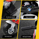 Kids Electric Ride On Car Police Motorcycle Motorbike BMW Licensed S1000RR Red - Extra Image