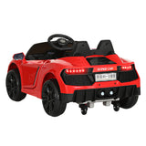 Rigo Kids Electric Ride On Car Ferrari-Inspired Toy Cars Remote 12V Red - Side View
