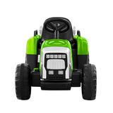Electric Ride On Car Rigo Kids Ride On Cars Tractor Toy 12V Green - Side View