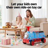 Rigo Kids Ride on Car Train 12V Electric Toy 2 Seaters Storage 87cm Blue - Extra Image
