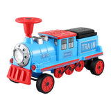 Rigo Kids Ride on Car Train 12V Electric Toy 2 Seaters Storage 87cm Blue - Extra Image