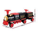 Rigo Kids Ride on Car Train 12V Electric Toy 2 Seater 136cm - Front View