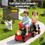 Rigo Kids Ride on Car Train 12V Electric Toy 2 Seater 136cm - 45-Degree Angle