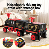 Rigo Kids Ride on Car Train 12V Electric Toy 2 Seater 136cm - Rear View