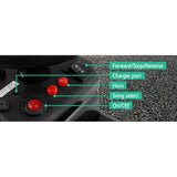 Rigo Kids Electric Ride On Car Truck Motorcycle Motorbike Toy Cars 6V Black - Side View