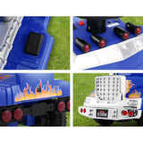 Rigo Kids Electric Ride On Car Truck Motorcycle Motorbike Toy Cars 6V Blue - Rear View