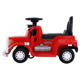 Rigo Kids Electric Ride On Car Truck Motorcycle Motorbike Toy Cars 6V Red - Top-Down View