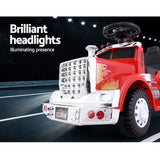 Rigo Kids Electric Ride On Car Truck Motorcycle Motorbike Toy Cars 6V Red - 45-Degree Angle