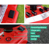Rigo Kids Electric Ride On Car Truck Motorcycle Motorbike Toy Cars 6V Red - Close-Up Angle