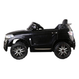 Rigo Kids Electric Ride On Car SUV BMW-Inspired X5 Toy Cars Remote 6V Black - Top-Down View