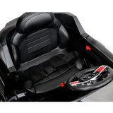 Rigo Kids Electric Ride On Car SUV BMW-Inspired X5 Toy Cars Remote 6V Black - 45-Degree Angle