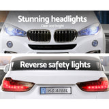 Rigo Kids Electric Ride On Car SUV BMW-Inspired X5 Toy Cars Remote 6V White - Extra Image