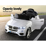 Rigo Kids Electric Ride On Car SUV BMW-Inspired X5 Toy Cars Remote 6V White - Extra Image