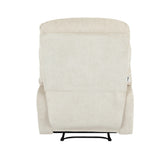 Oikiture Recliner Chair Electric Massage Chairs Heated Polyester Beige