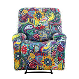 Artiss Stretch Kids Recliner Cover 4-Pieces Recliner Chair Slipcovers Printed Polyester - Side View