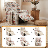 Artiss Stretch Kids Recliner Cover 4-Pieces Recliner Chair Slipcovers Printed Polyester - Close-Up Angle