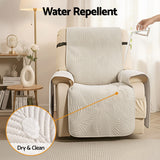 Artiss Quilted Recliner Chair Covers 100% Waterproof Recliner Slipcovers - 45-Degree Angle